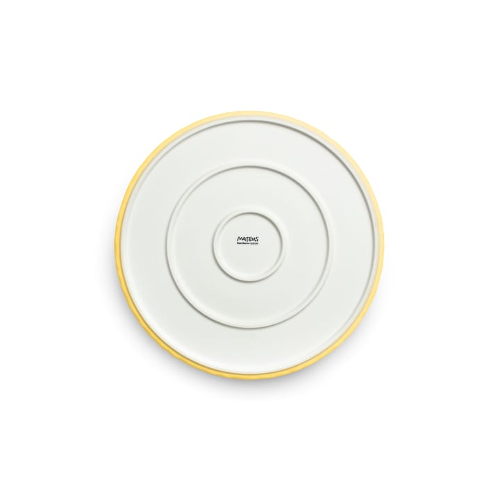 MSY tallerken 25 cm - Gul - Mateus