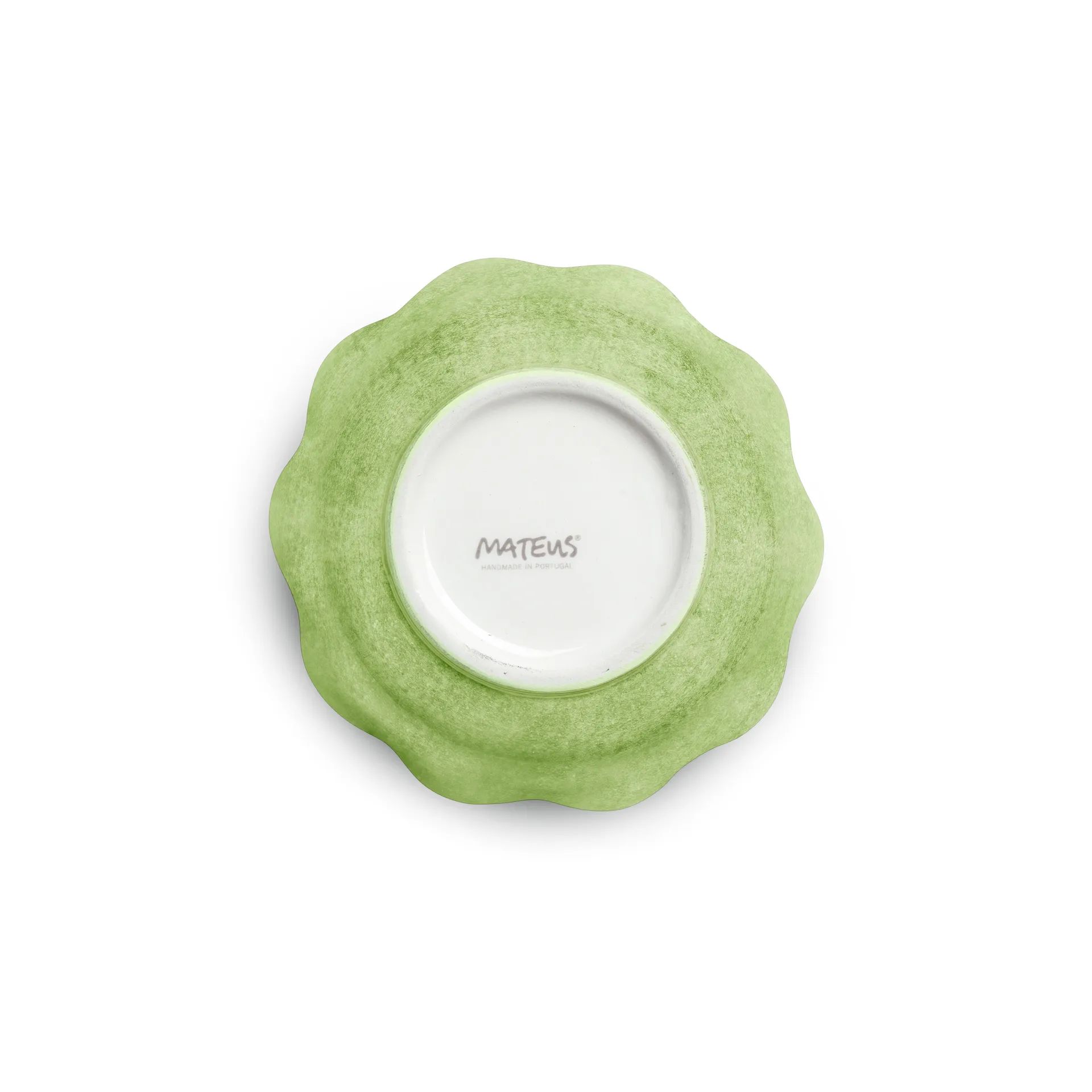 Oyster bolle Ø13 cm, Grønn Mateus