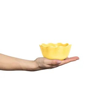 Oyster bolle Ø13 cm - Gul - Mateus