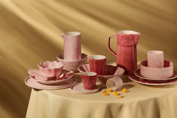 Oyster bolle Ø13 cm - Lyserosa - Mateus