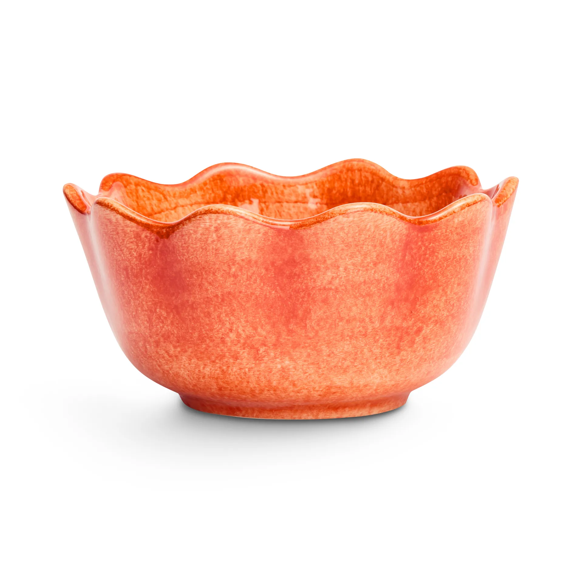 Oyster bolle Ø13 cm, Orange Mateus
