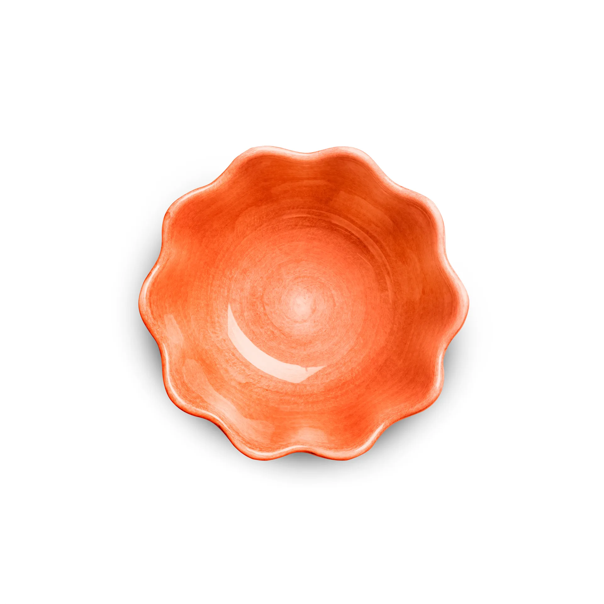 Oyster bolle Ø13 cm, Orange Mateus