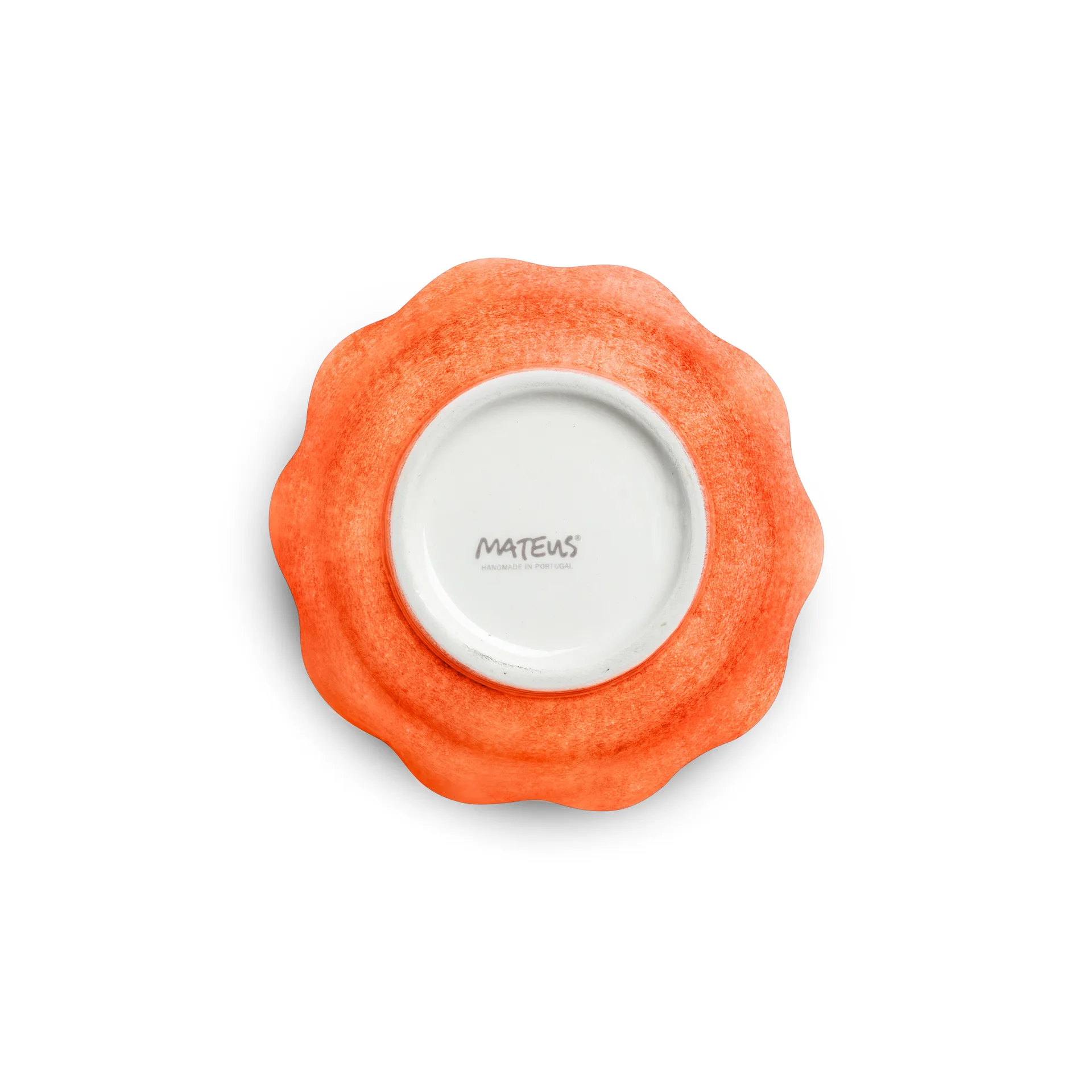 Oyster bolle Ø13 cm, Orange Mateus