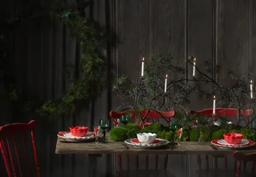 Oyster bolle Ø13 cm - Rød - Mateus