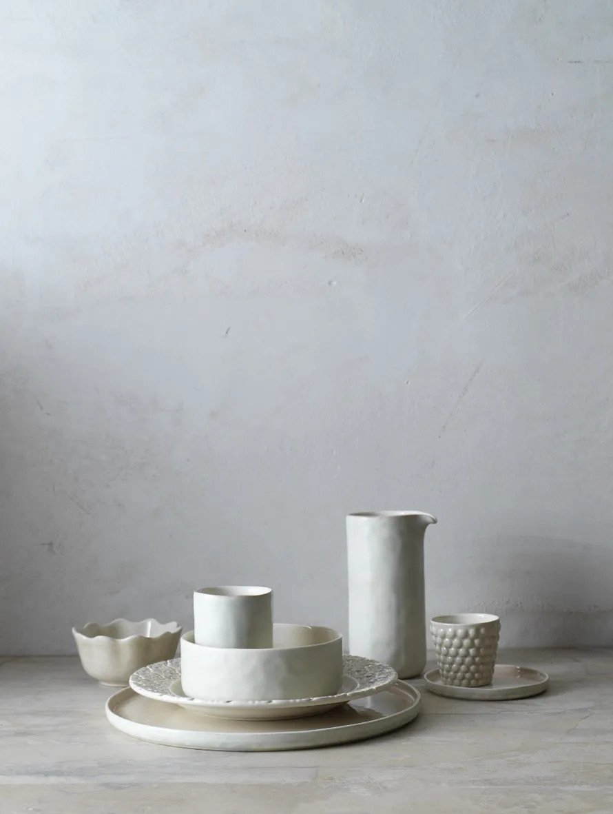 Oyster bolle Ø13 cm, Sand Mateus