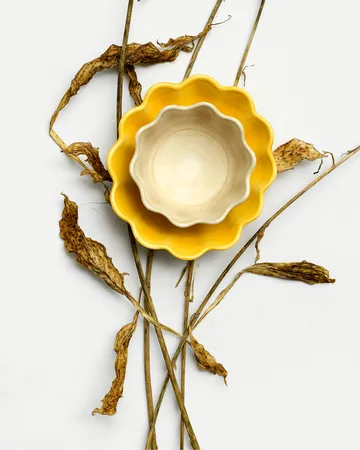 Oyster bolle Ø13 cm - Sand - Mateus