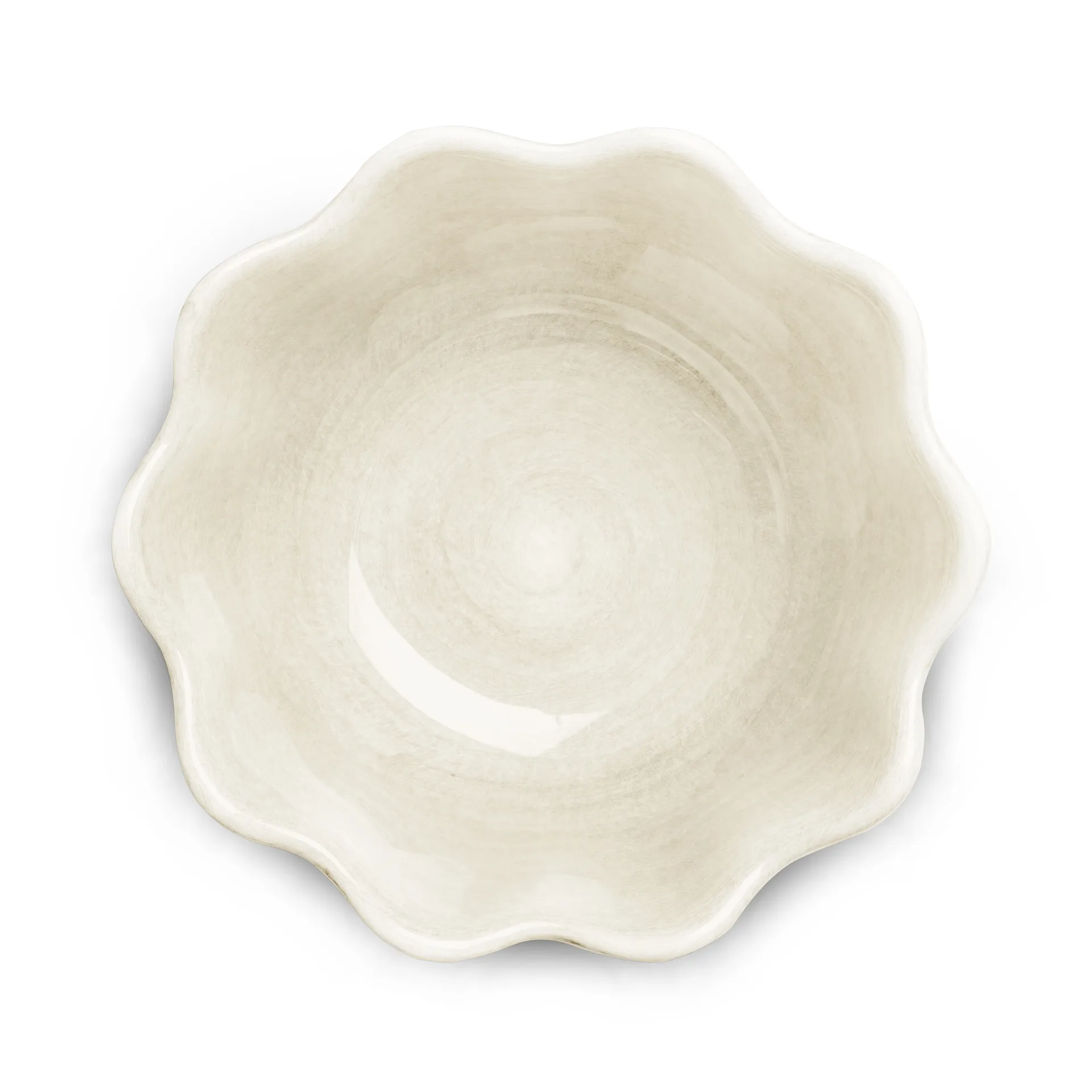 Oyster bolle Ø13 cm, Sand Mateus