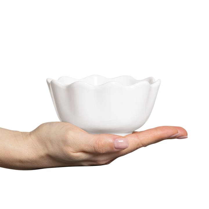 Oyster skål Ø13 cm, Hvit Mateus