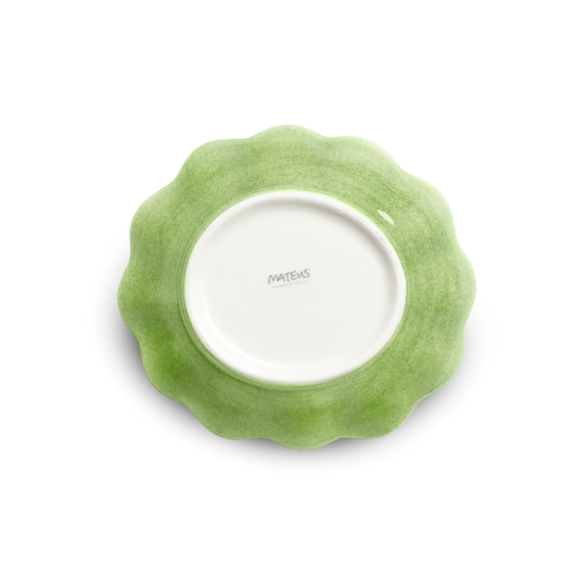 Oyster skål 16x18 cm, Grønn Mateus