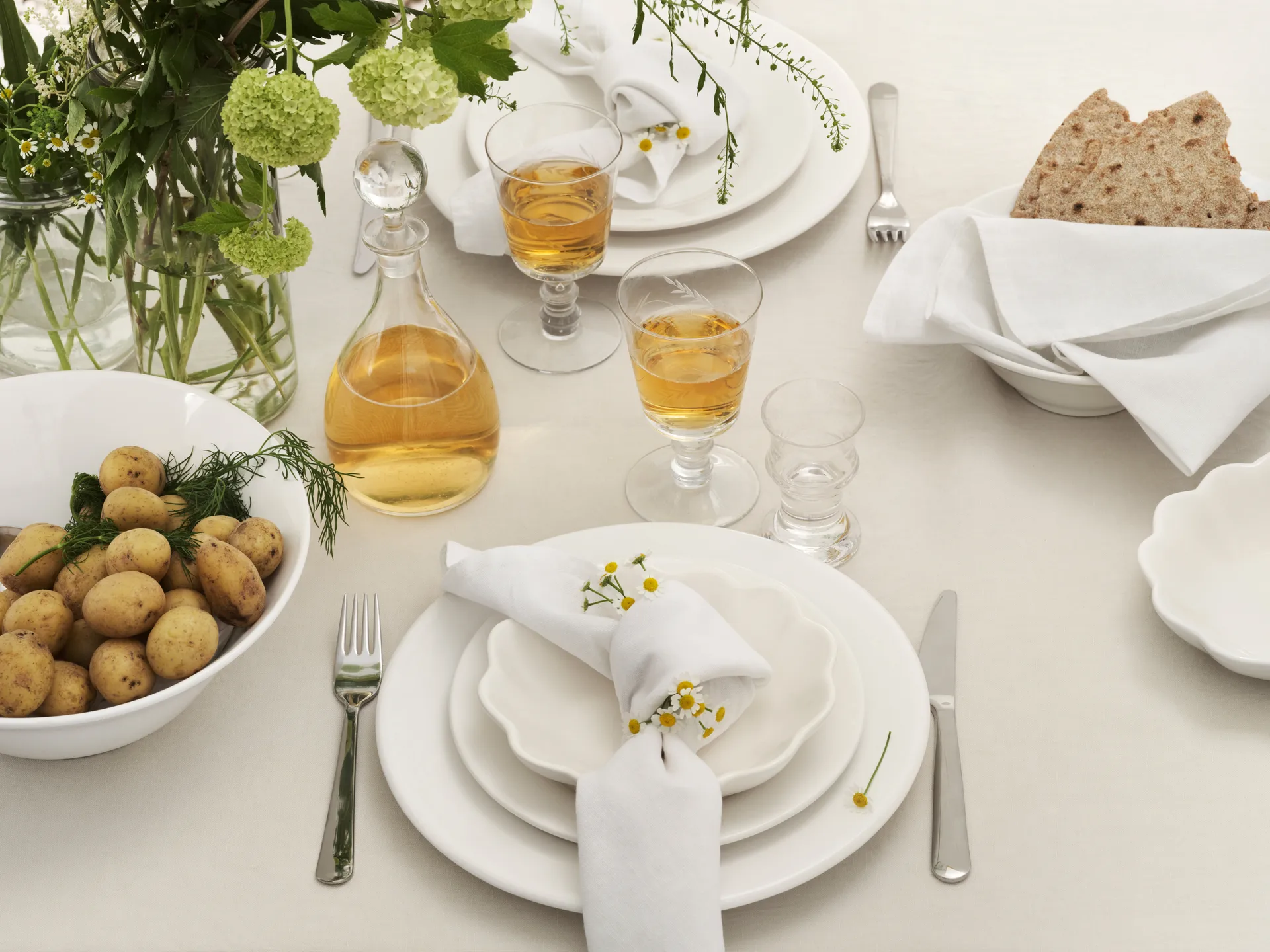 Oyster skål 16x18 cm, Hvit Mateus