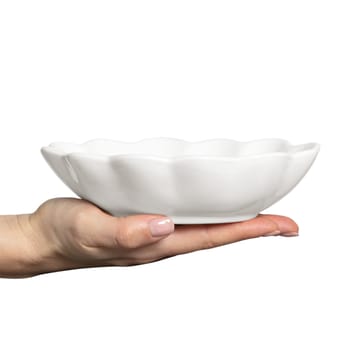 Oyster skål 16x18 cm - Hvit - Mateus