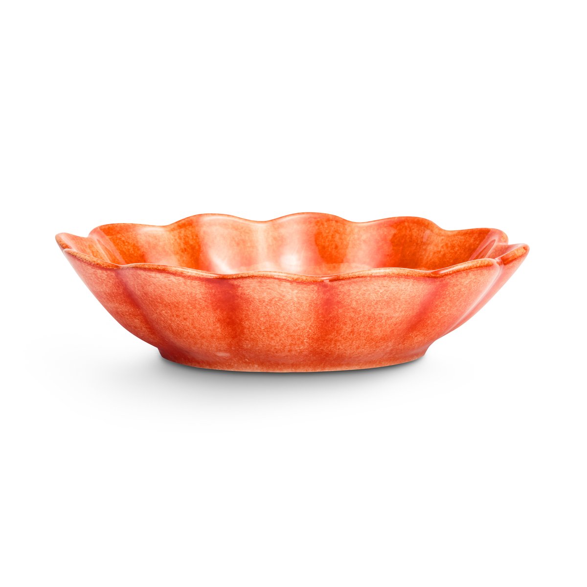 Mateus Oyster skål 16x18 cm Orange | Skandinavisk Design | Serveringsskåler | Oransje