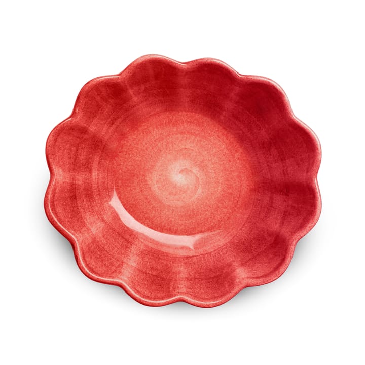 Oyster skål 16x18 cm, Rød Mateus