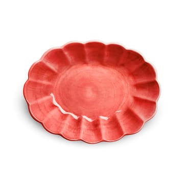 Oyster skål 18 x 23 cm - Rød - Mateus