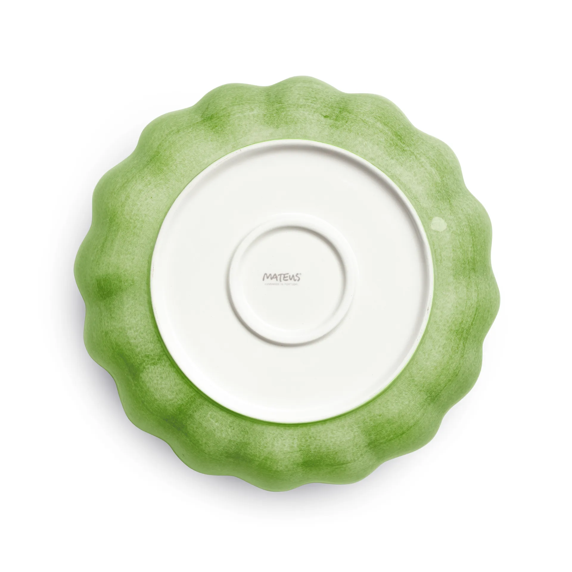 Oyster skål Ø24 cm, Grønn Mateus
