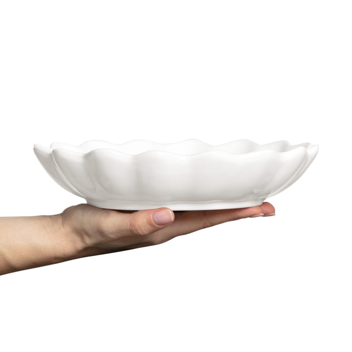 Oyster skål Ø24 cm, Hvit Mateus