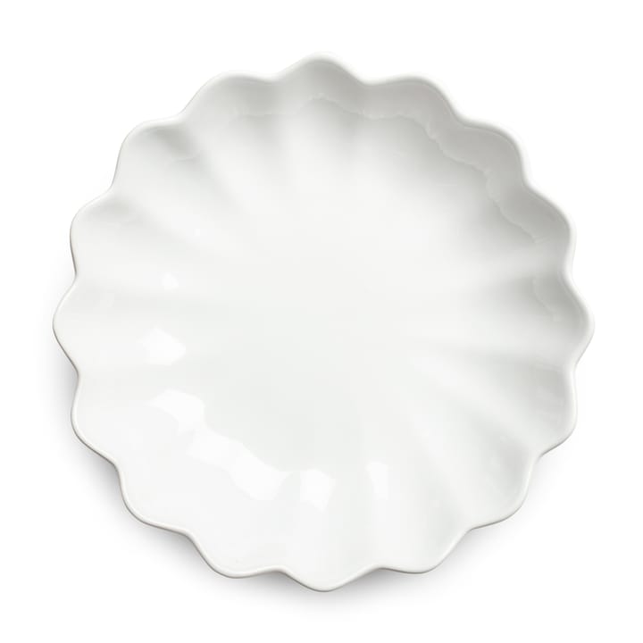 Oyster skål Ø24 cm, Hvit Mateus