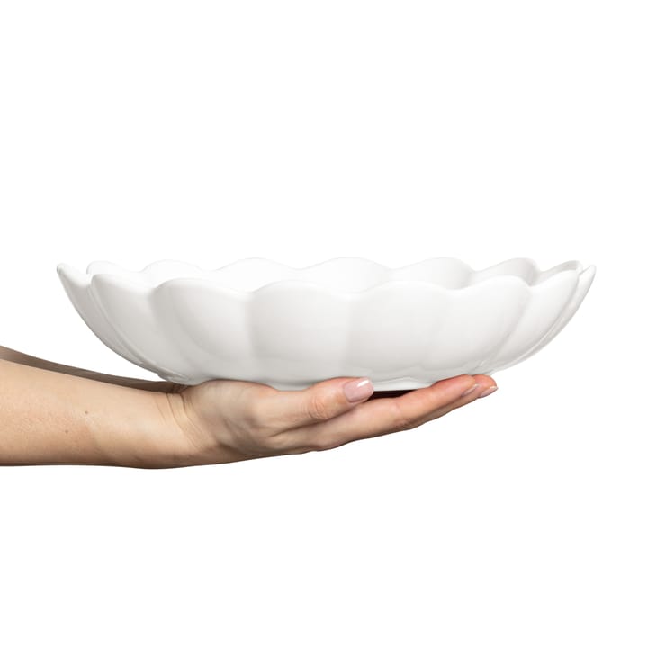 Oyster skål Ø31 cm, Hvit Mateus