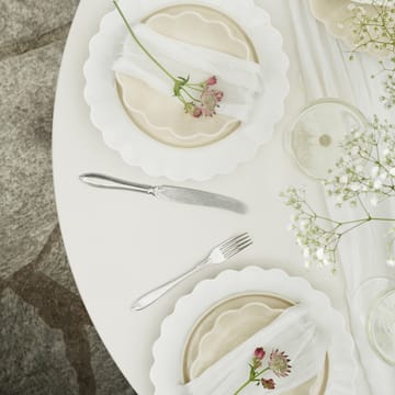 Oyster tallerken 28 cm - Hvit - Mateus