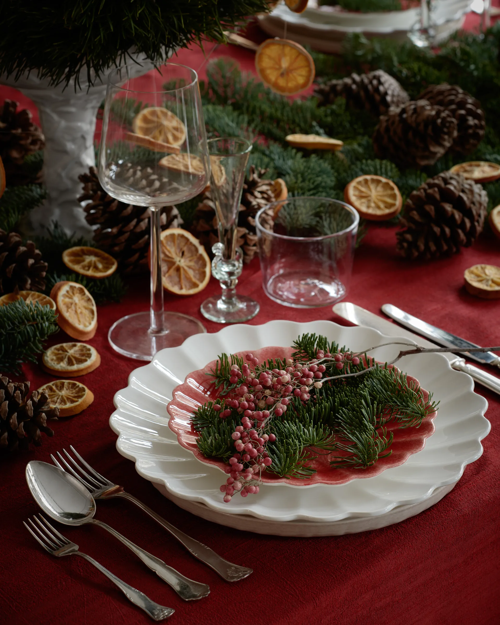 Oyster tallerken 28 cm, Hvit Mateus