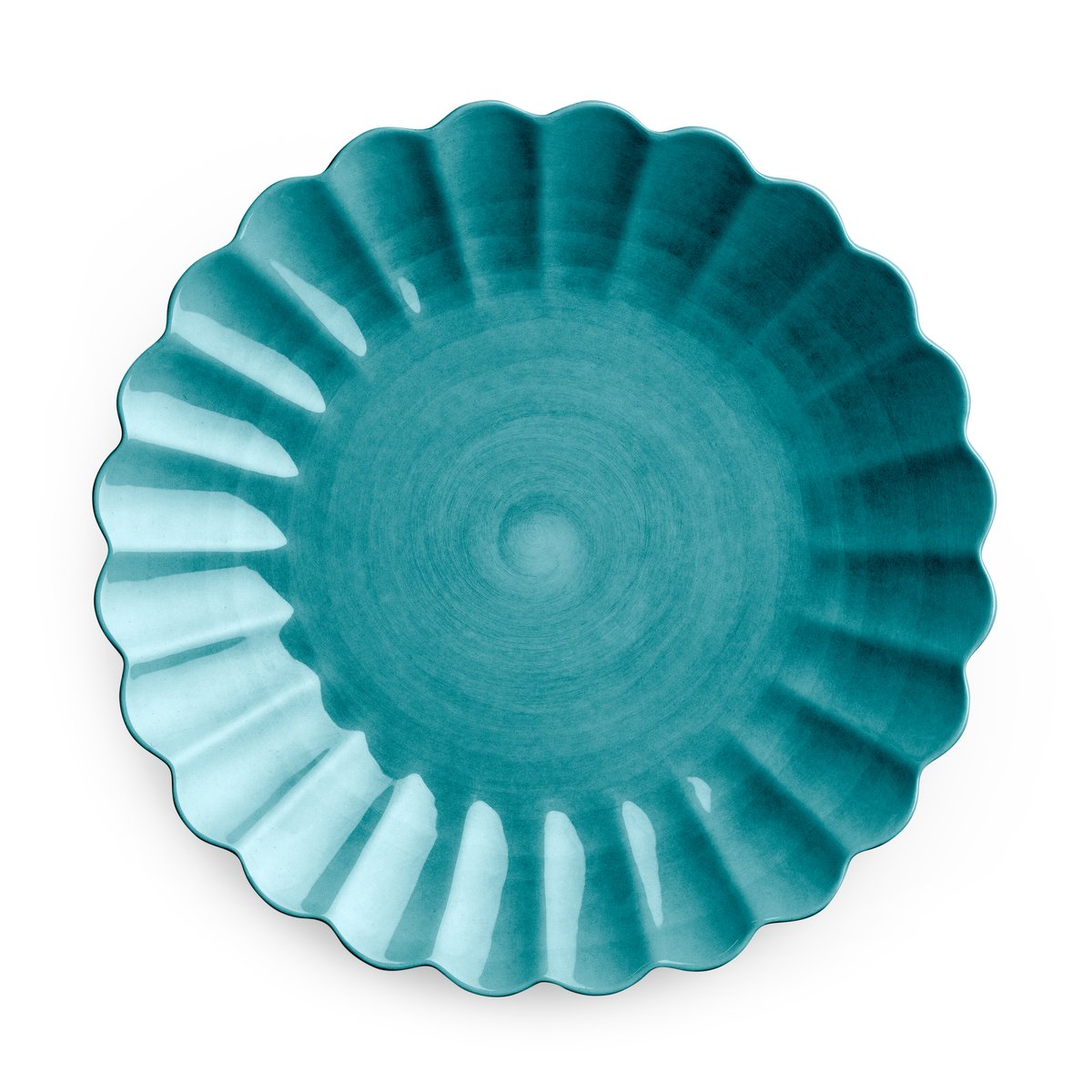 Mateus Oyster tallerken 28 cm Ocean | Skandinavisk Design | Middagstallerkener | Turkis