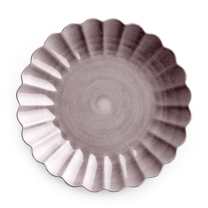 Oyster tallerken 28 cm - Plomme - Mateus