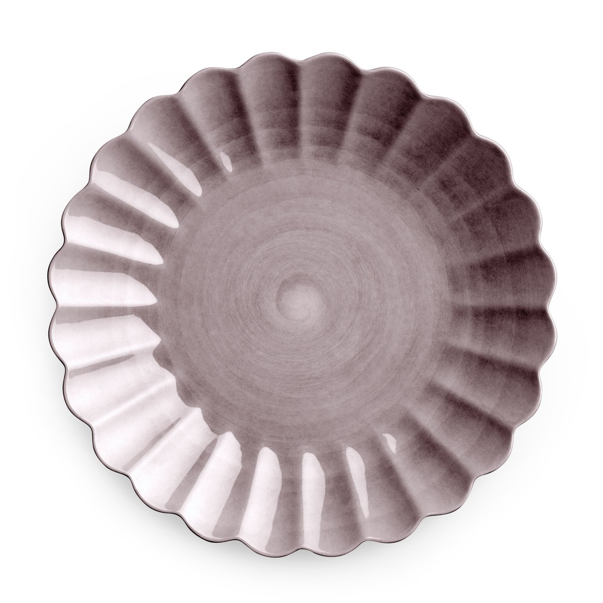 Mateus Oyster tallerken 28 cm Plomme | Skandinavisk Design | Middagstallerkener | Lilla