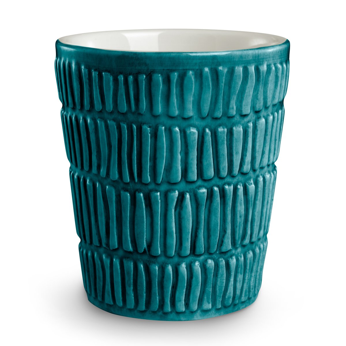 Mateus Stripes krus 30 cl Ocean | Skandinavisk Design | Kaffekopper | Turkis
