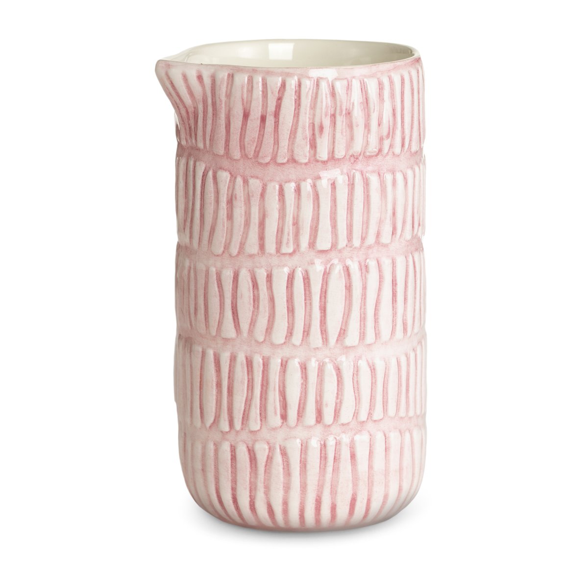 Mateus Stripes mugge 30 cl Lyserosa | Skandinavisk Design | Fløtemugger | Rosa