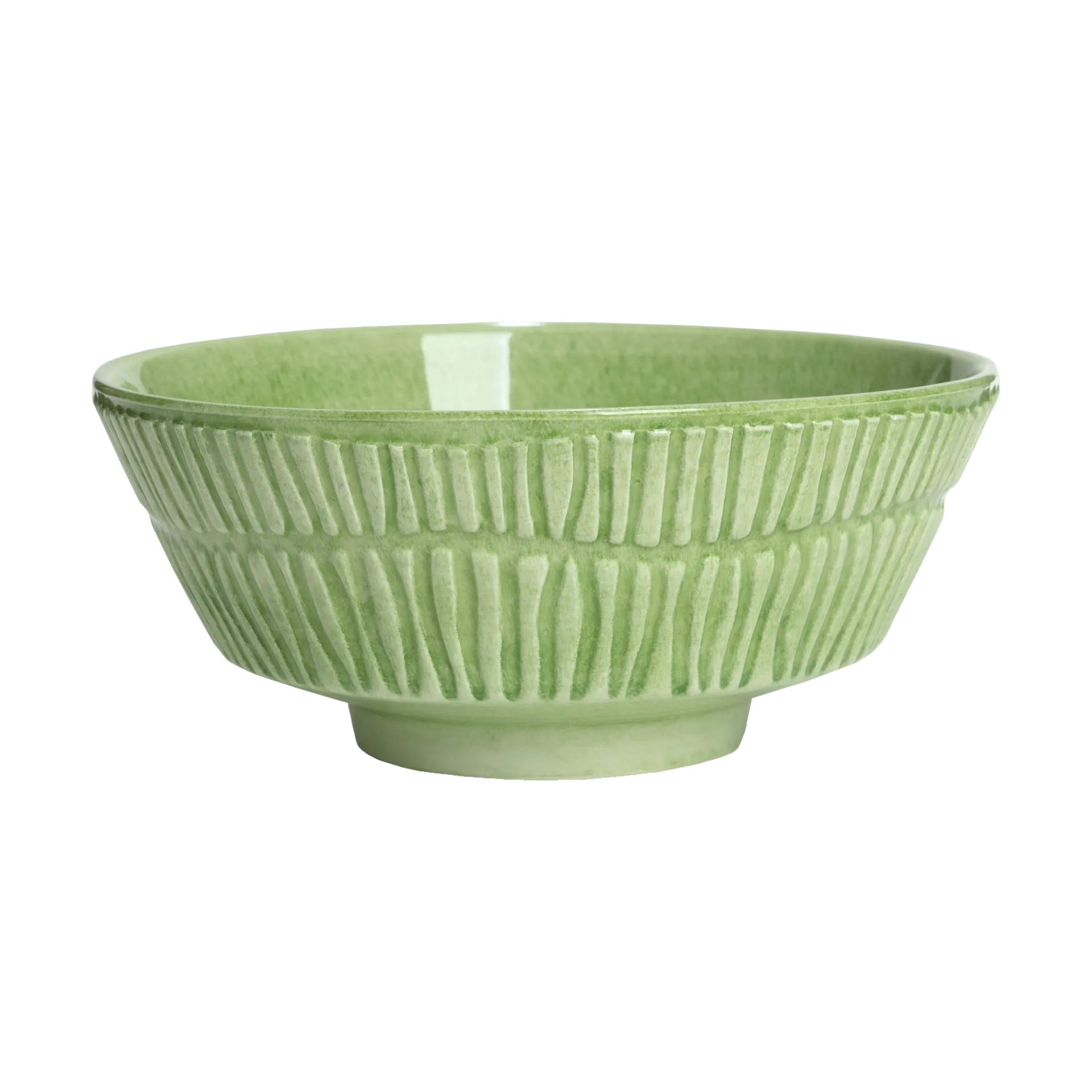 Stripes skål Ø15 cm, Grønn Mateus