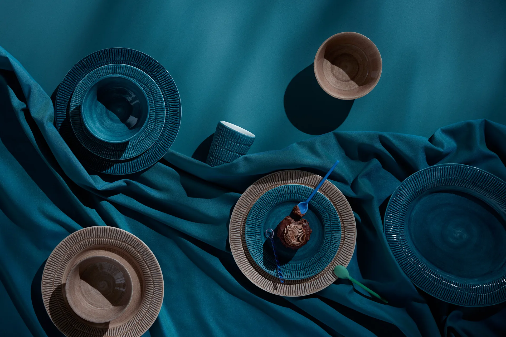 Stripes skål Ø15 cm, Ocean Mateus