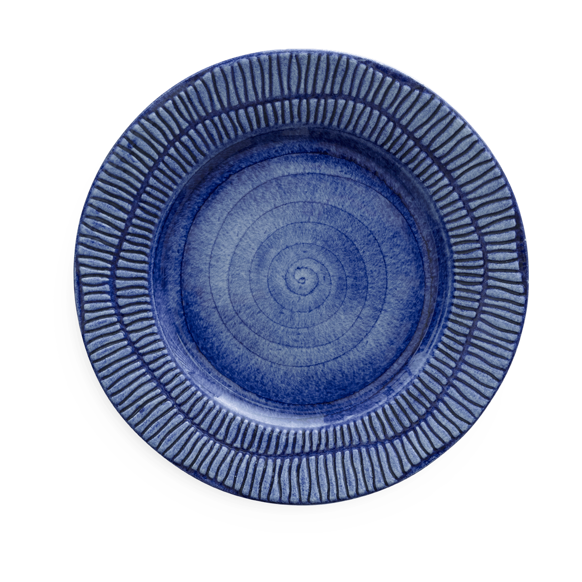 Mateus Stripes tallerken 21 cm Blå | Skandinavisk Design | Asjetter | Blå