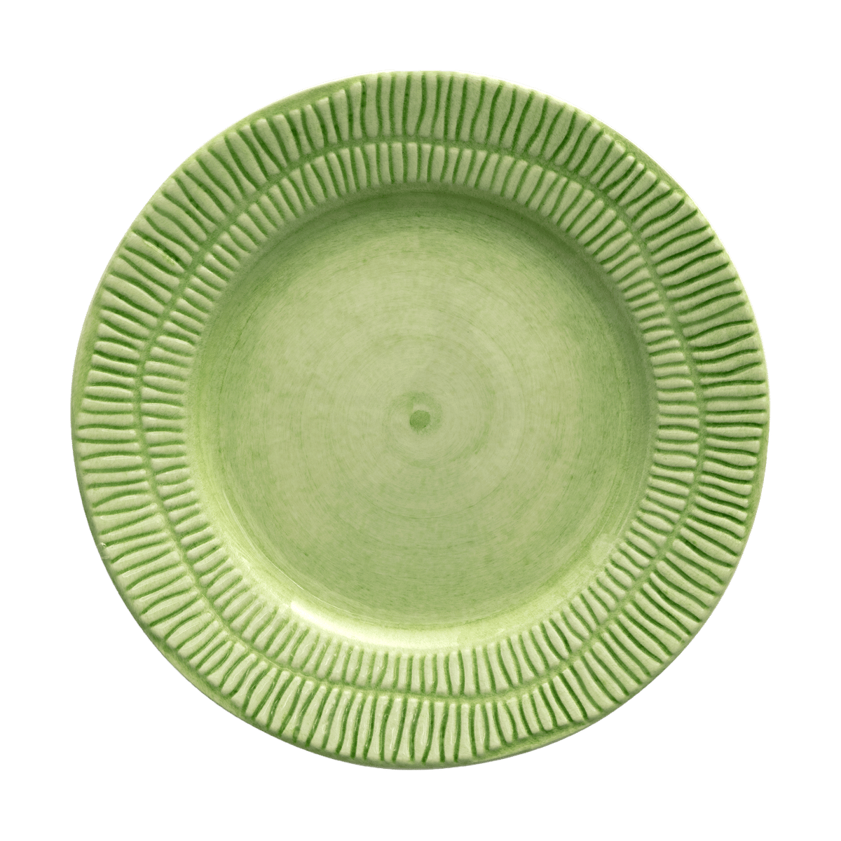 Mateus Stripes tallerken Ø21 cm Grønn