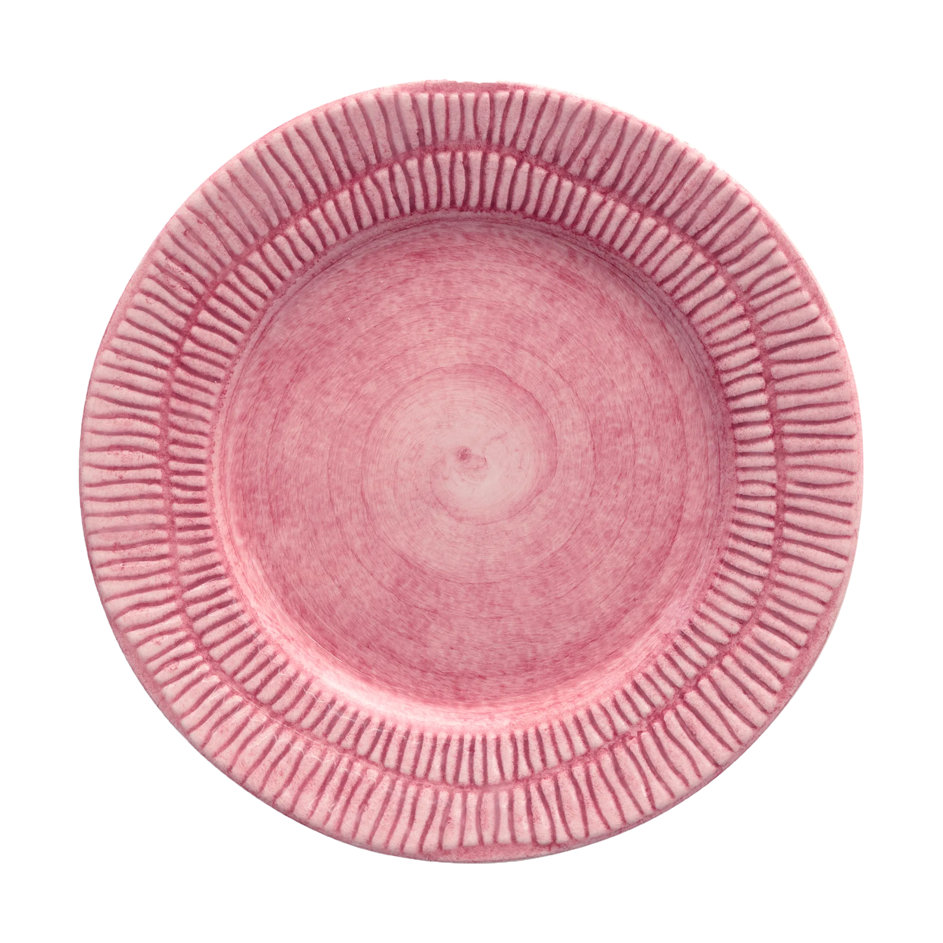 Stripes tallerken Ø21 cm, Rosa Mateus