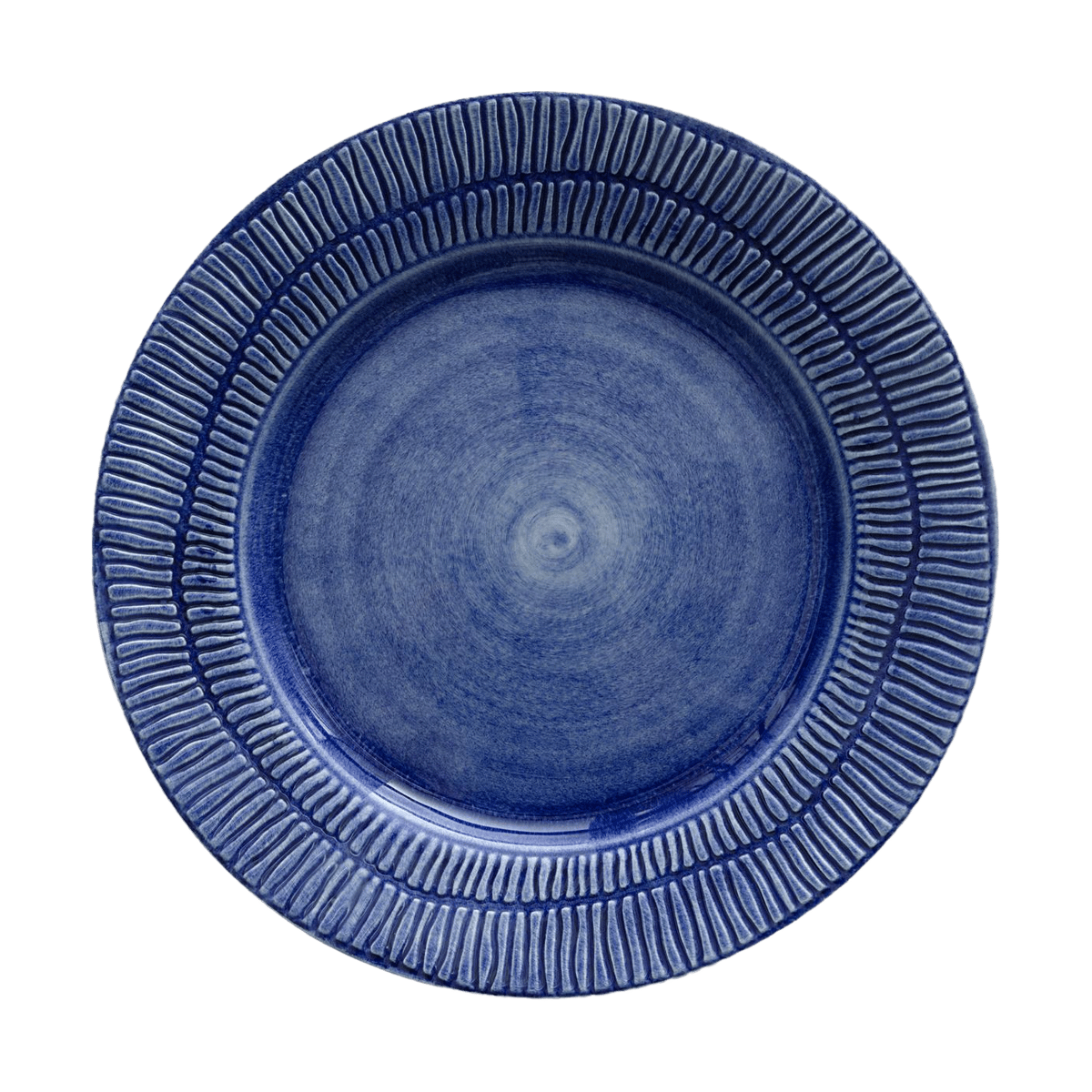 Mateus Stripes tallerken 28 cm Blå | Skandinavisk Design | Middagstallerkener | Blå