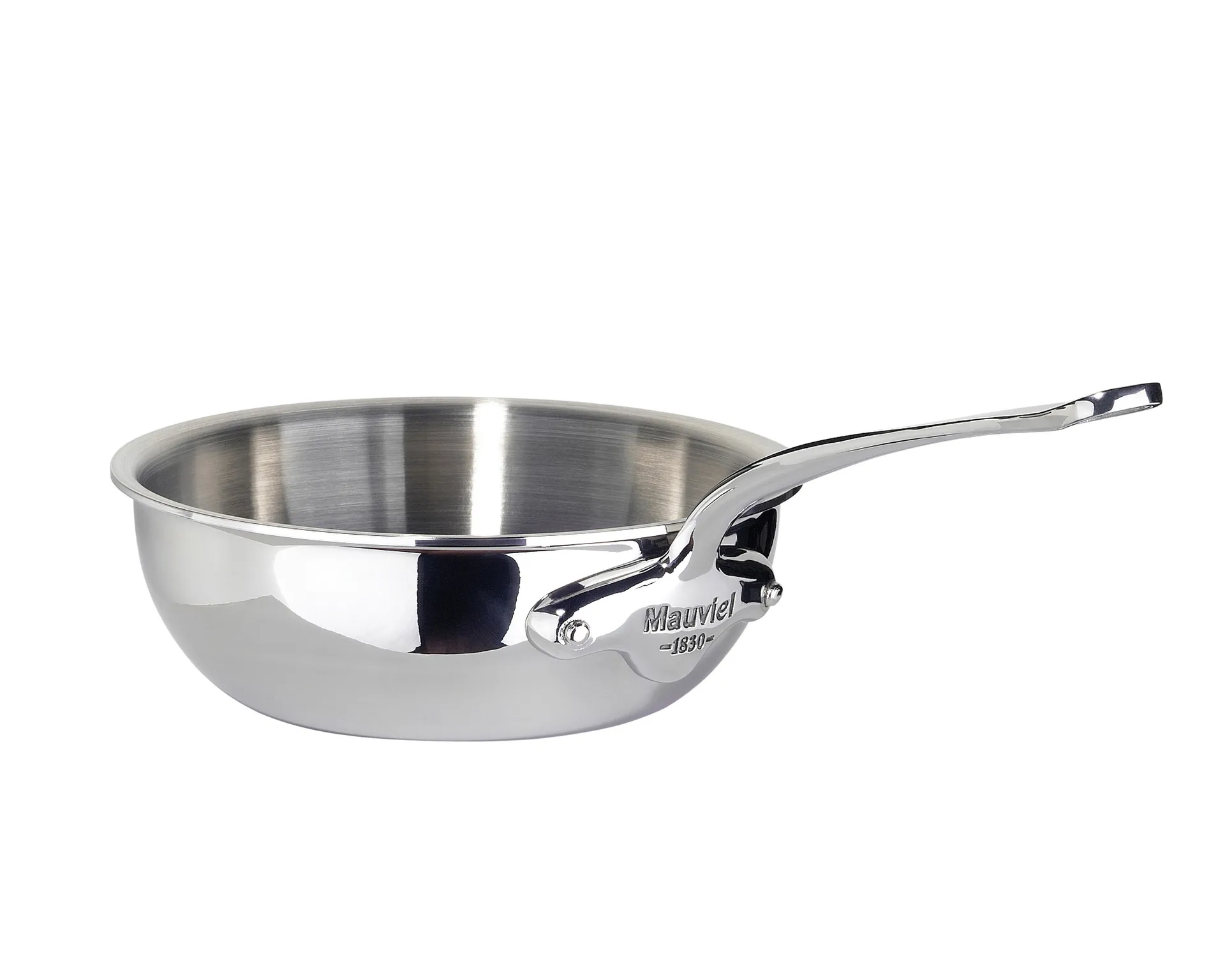 Sautépanne avrundet Cook Style 2 l, Stål Mauviel