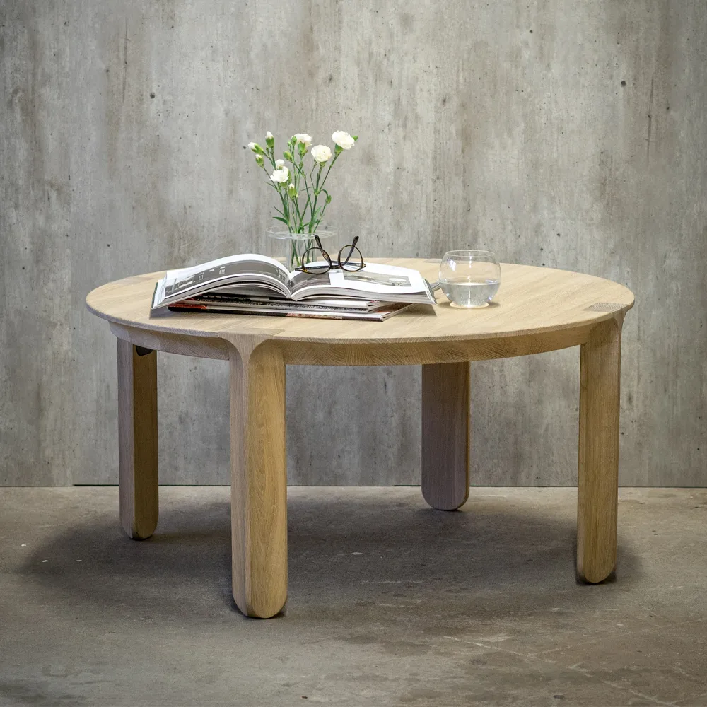 Amor sofabord, eik hvit voksolje Mavis