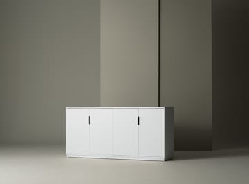 Aoko sideboard 77x160 cm - hvit lakk - Mavis