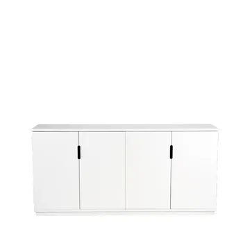 Aoko sideboard 77x160 cm - hvit lakk - Mavis