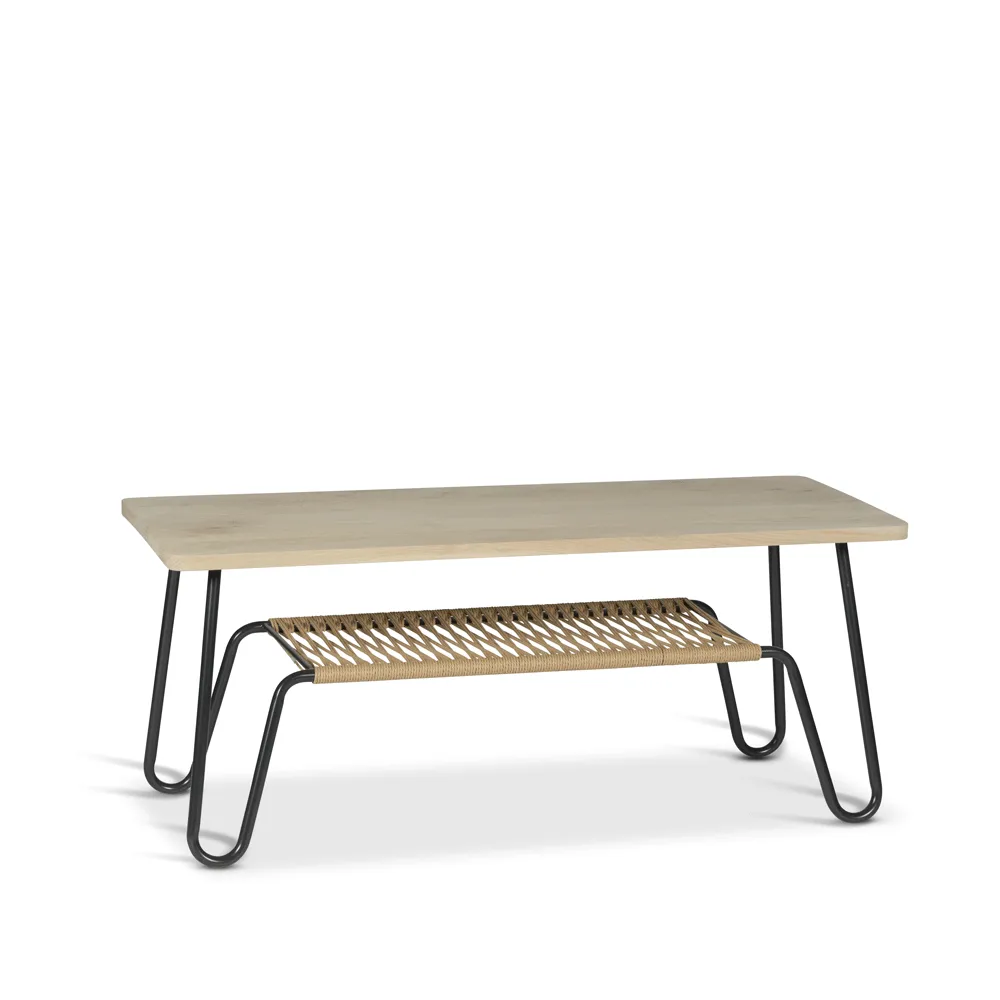 Marcel sofabord, eik såpevasket rustikk, 120x50 Mavis