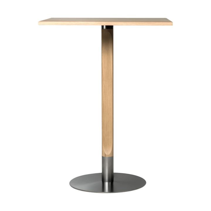 Rod barbord 70x70 cm - Hvitpigmentert mattlakkert eik - Mavis