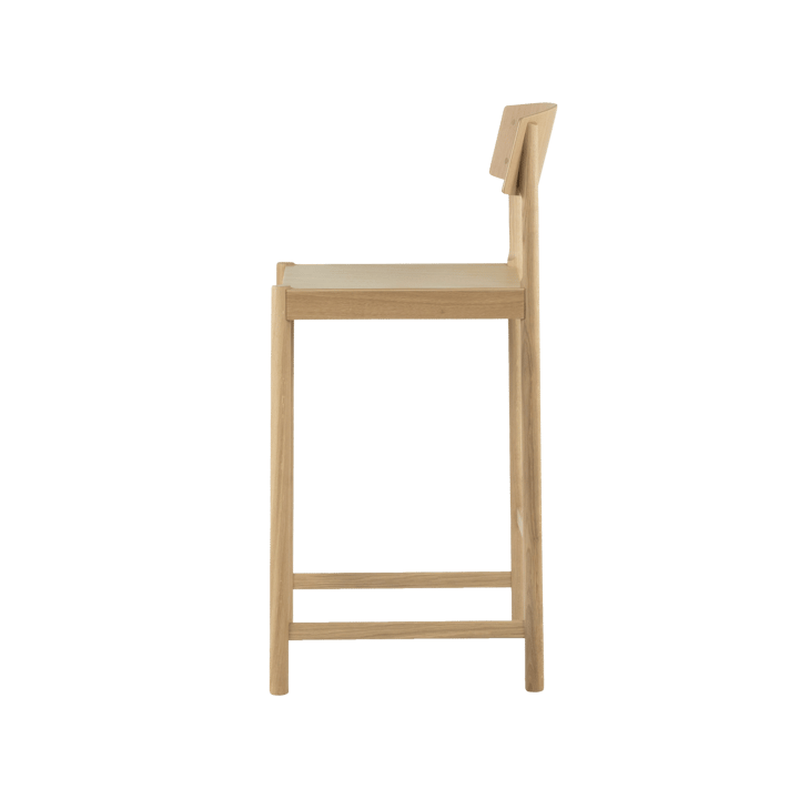 Rod barkrakk 65 cm, Hvitpigmentert mattlakkert eik Mavis