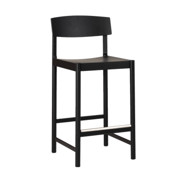 Rod barkrakk 65 cm - Svartlasert ask-lær sete - Mavis
