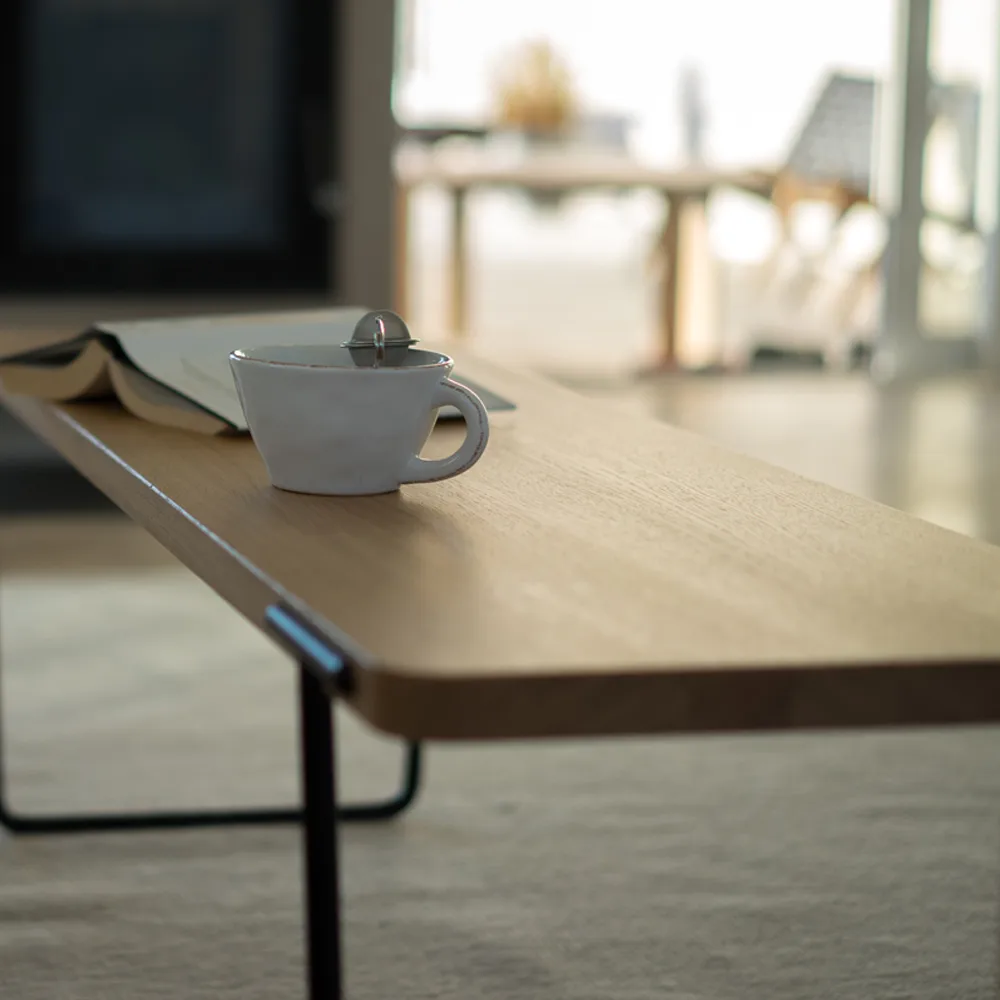 Update sofabord, eik lys klarlakk, 160 cm Mavis