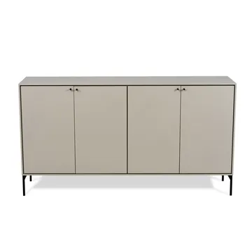 Volt sideboard 80x148 cm - Beige-svart - Mavis