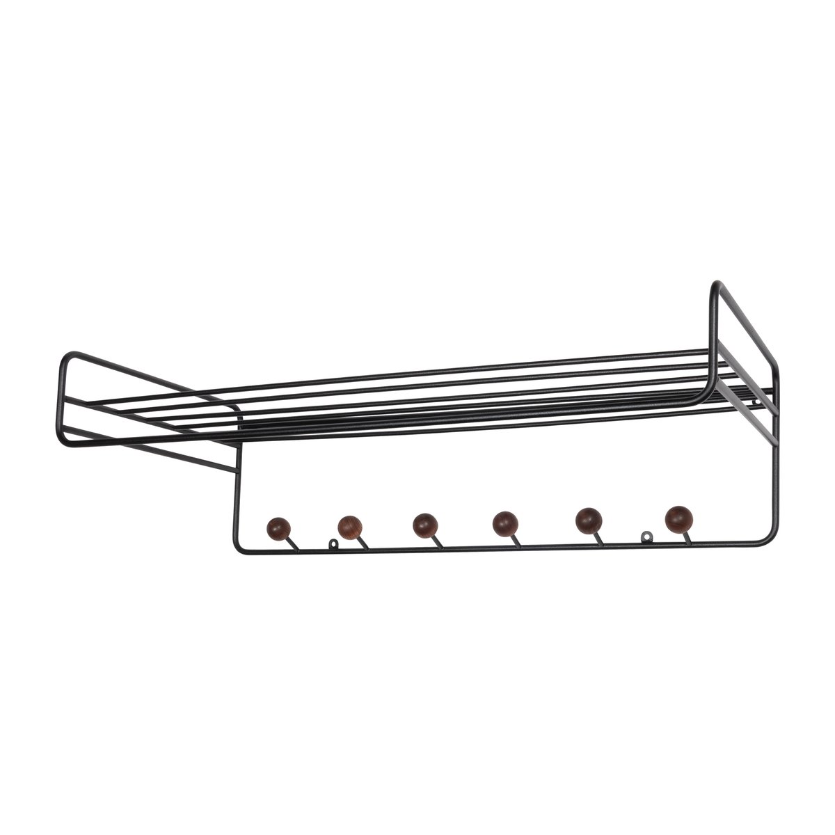 Maze Bill Hat rack hattehylle Svart, mørkebrun