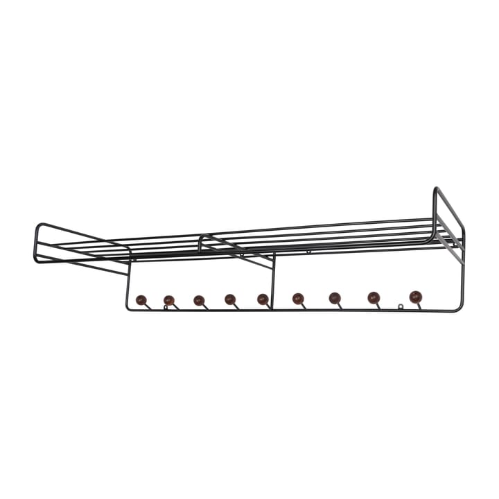 Bill Hat rack L hattehylle - Svart, mørkebrun - Maze