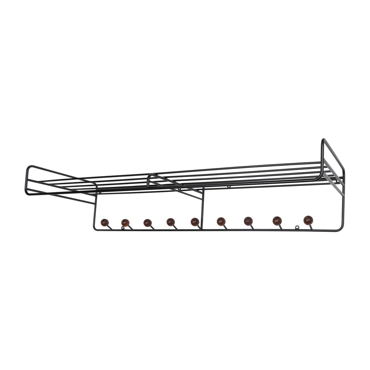 Maze Bill Hat rack L hattehylle Svart, mørkebrun