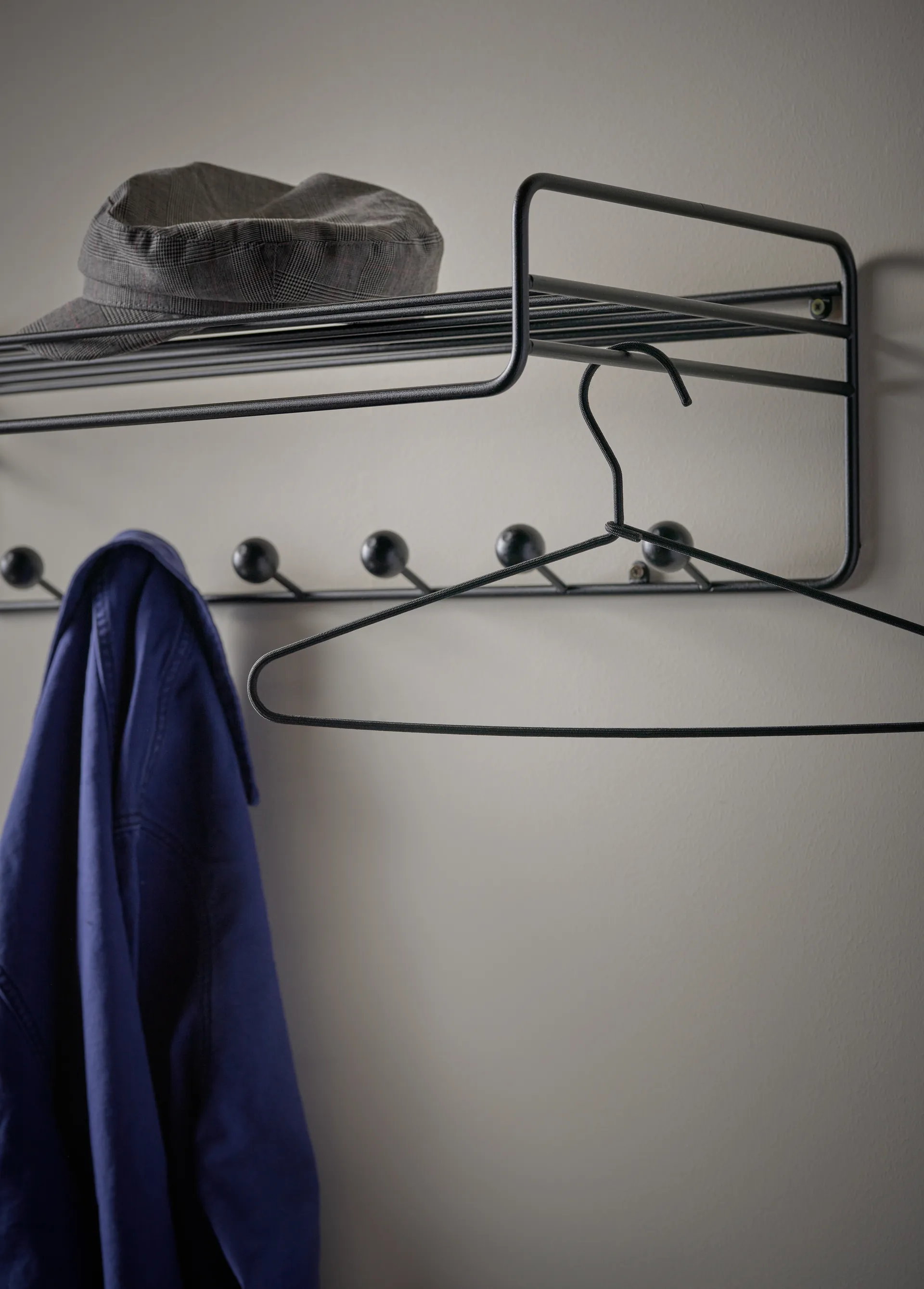 Bill Hat rack L hattehylle, Svart Maze