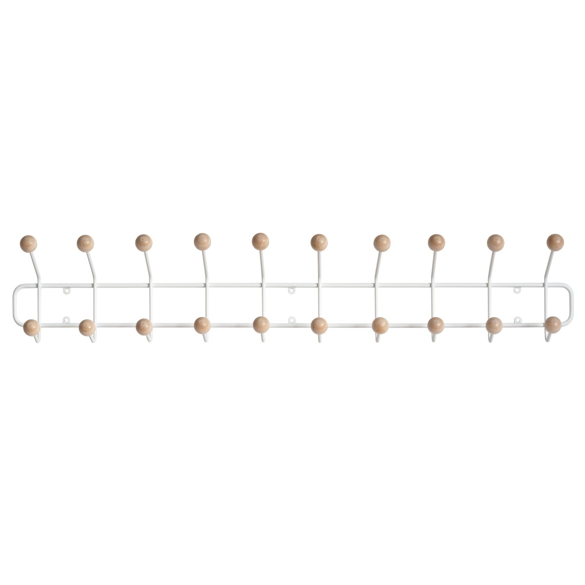 Maze Bill Horizontal L hvit | Skandinavisk Design | Knagger & Knotter | Hvit